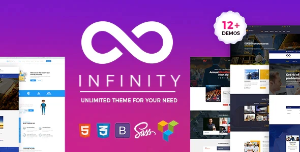 Infinity – One Page WordPress Theme