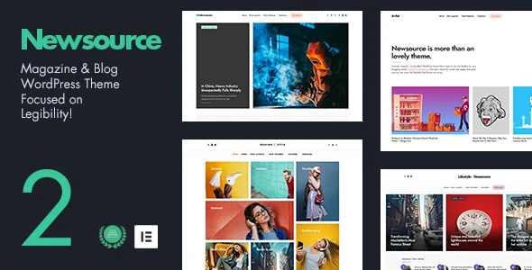 Newsource – Multi-Concept Blog & Magazine WordPress Theme